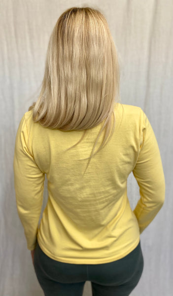 Lightweight Cotton Lycra Long Sleeve Crew Tee (New color!)