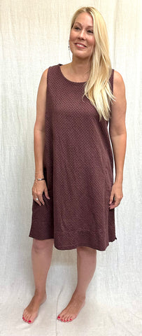 Cotton Pinhole Easy Shorter Tank Dress (More colors available)