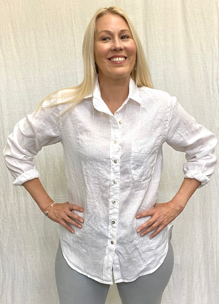 Hanky Linen Oxford Shirt (Other color available)