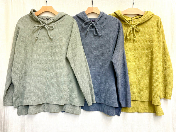 Cotton Pucker Double Cloth Sweatshirt
