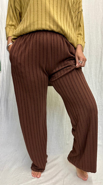 Viscose Stripe Easy Pocket Pant (Other color available)