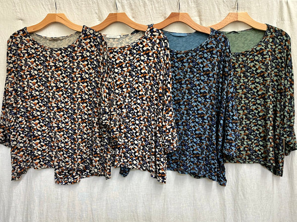 Fall Leaf Jersey Crop Top