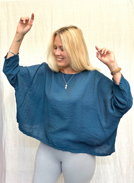 Rayon Parachute One Size Crop Top (More colors available)