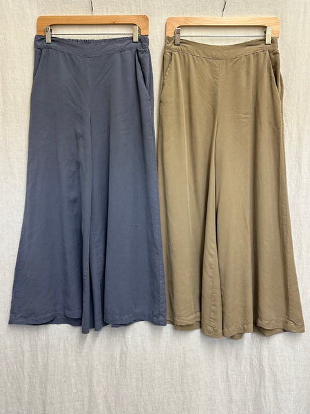 Tencel Wide Leg Pant (Other color available)