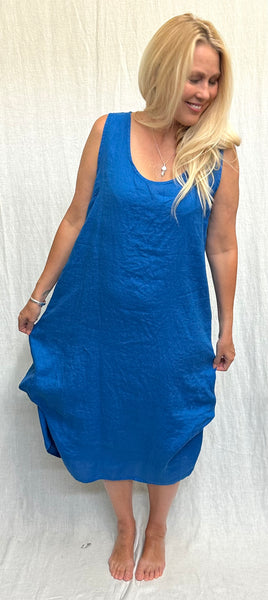 Hanky Linen Tie Dress (New colors!)