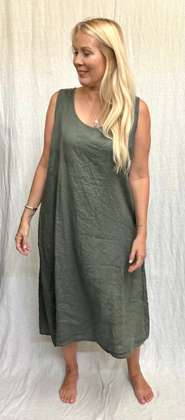 Hanky Linen Tie Dress (MORE New colors!)