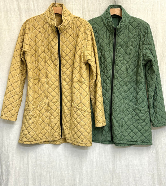 Quilted Parachute Zip Jacket (Other color available)