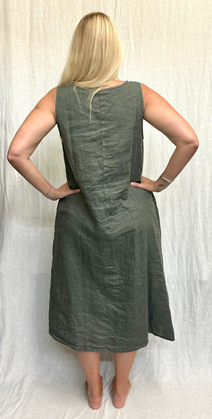 Hanky Linen Tie Dress (MORE New colors!)