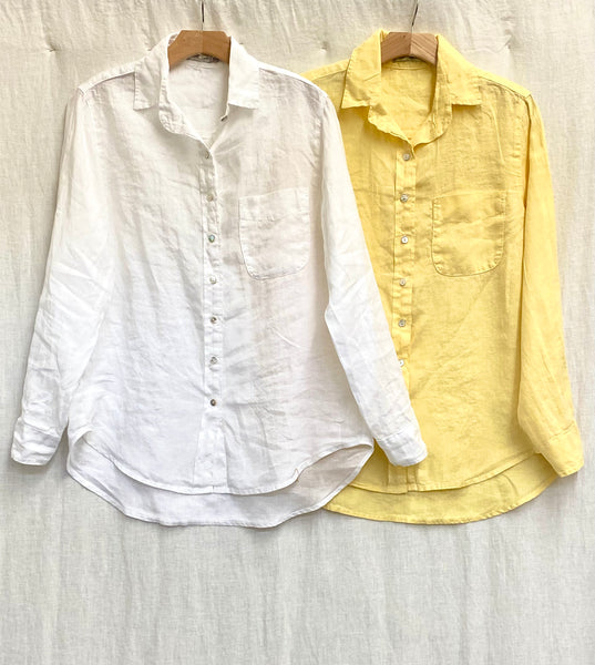 Hanky Linen Oxford Shirt (Other color available)