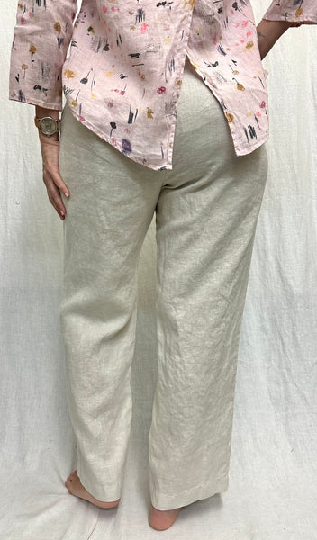 Linen Button Trouser (Other color available)