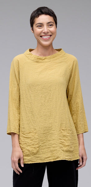 Rayon Fall Parachute Raglan Pocket Top (More colors available)