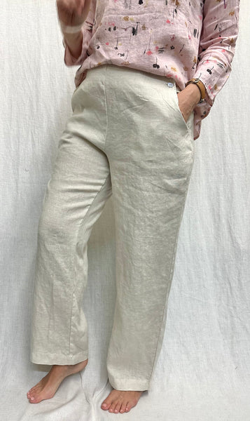 Linen Button Trouser (Other color available)