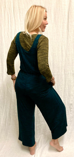 Marled Rayon Knit Jumpsuit (More colors available)