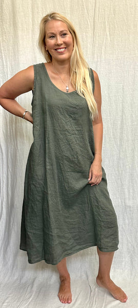 Hanky Linen Tie Dress (MORE New colors!)