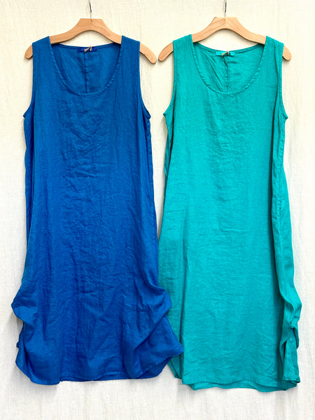 Hanky Linen Tie Dress (New colors!)