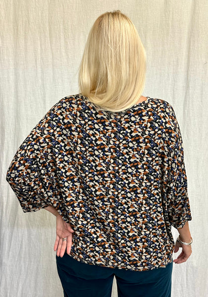 Fall Leaf Jersey Crop Top
