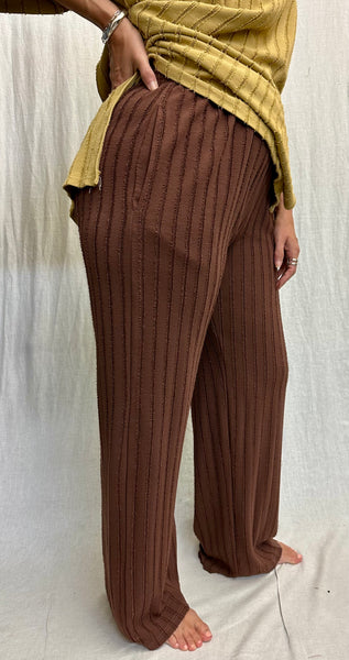 Viscose Stripe Easy Pocket Pant (Other color available)