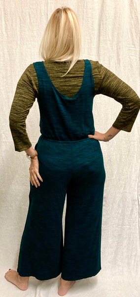 Marled Rayon Knit Jumpsuit (More colors available)