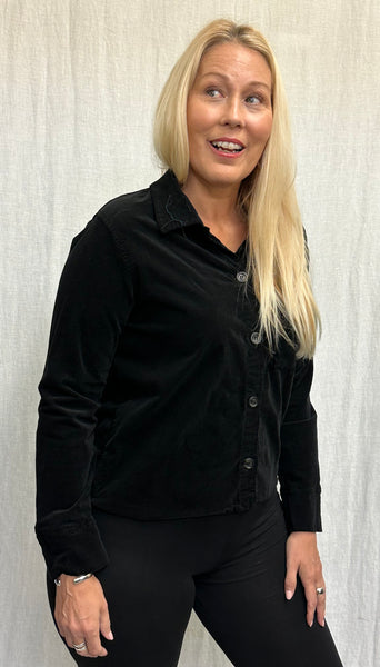 Cotton Mini Cord Crop Jacket