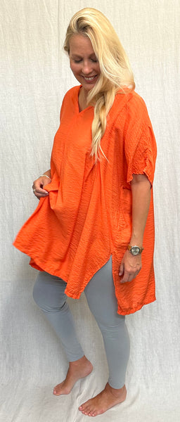 Rayon Parachute One Size Pleat Top (More colors available)