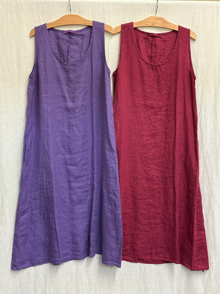 Hanky Linen Tie Dress (New colors!)
