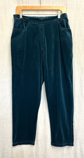 Soft Cotton Velvet Pull On Ankle Length Pant