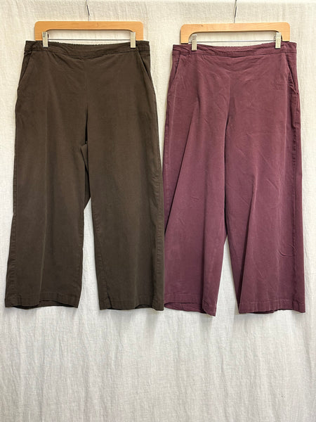 Tencel Modal Crop Wide Leg (Other color available)