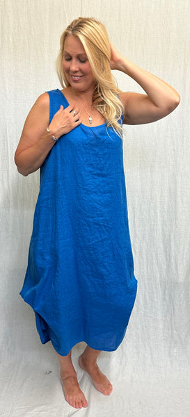 Hanky Linen Tie Dress (New colors!)