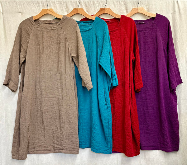 Rayon Fall Parachute Raglan Dress (More colors available)