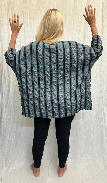 Cotton Crinkle Plaid One Size Pullover (New colors available)