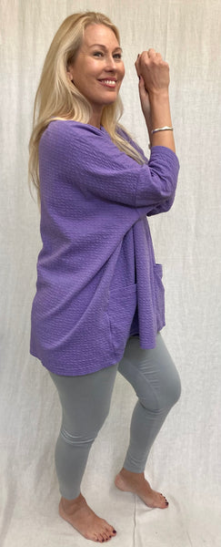 Cotton Puckered Double Cloth One Size Pullover (Other color available)