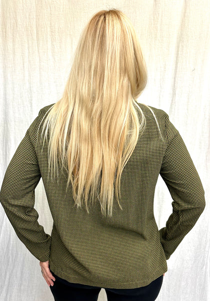 Tencel Mini Check Cargo Jacket (More colors available)