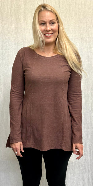 Cotton Linen Jersey Pocket Top