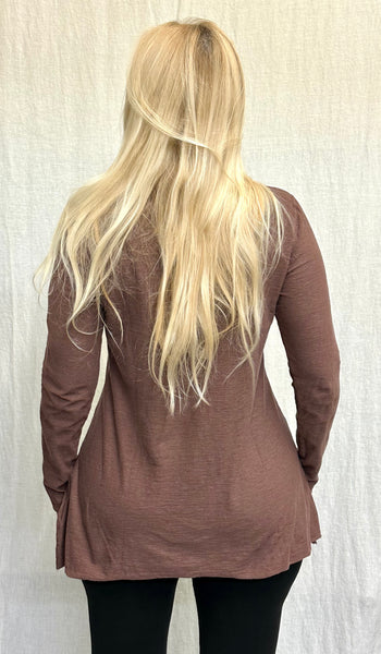 Cotton Linen Jersey Pocket Top