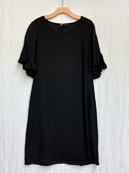Rayon Parachute Ruffle Sleeve Dress (New color!)