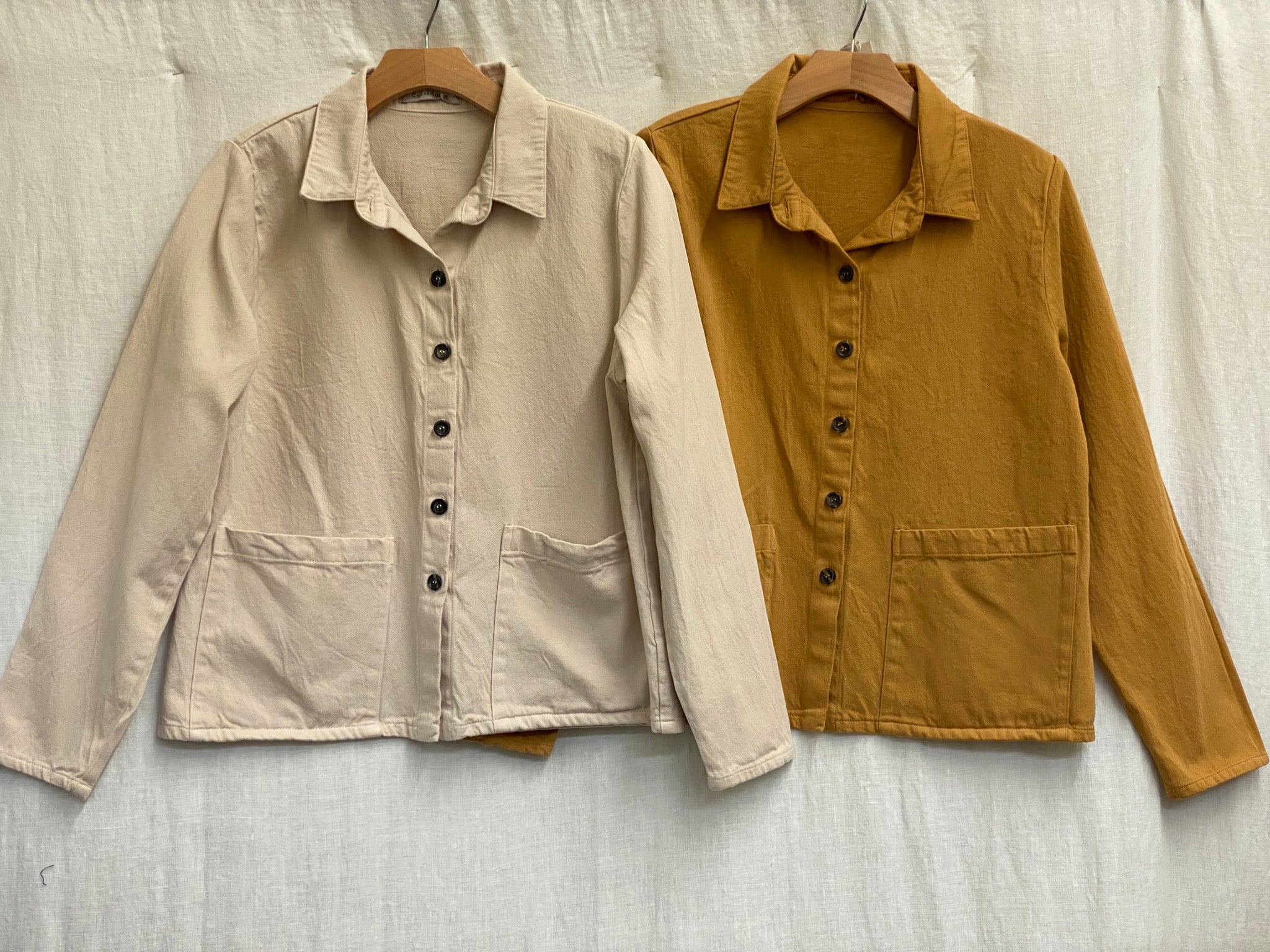 Cotton Twill Shirt Jacket